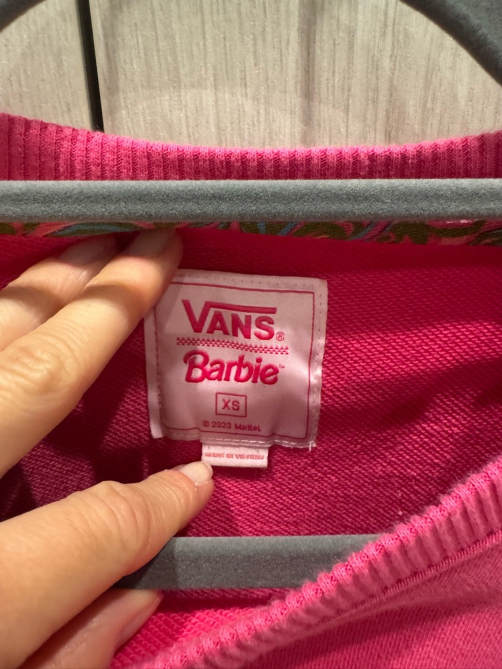 Vans Barbie Bright Pink Crewneck Sweatshirt 🩷🍓 - Picture 6 of 10